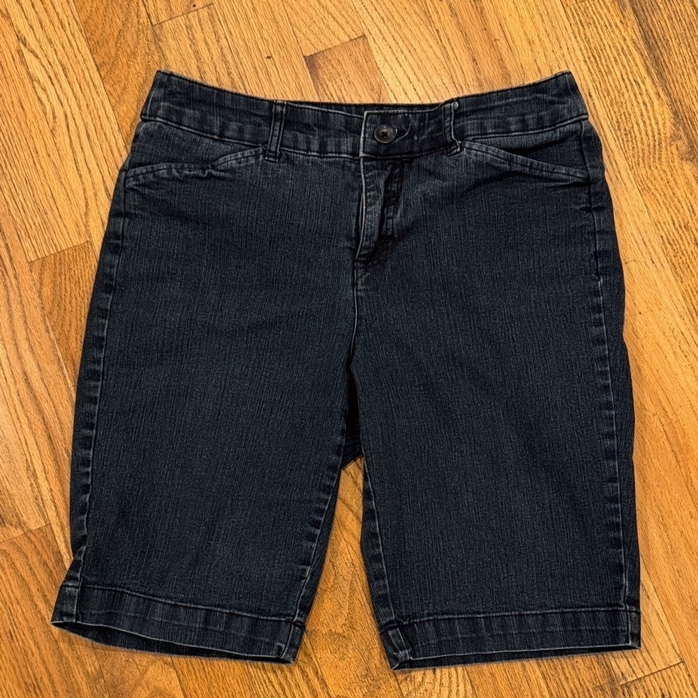 St. John's Bay Dark Blue Bermuda Shorts
